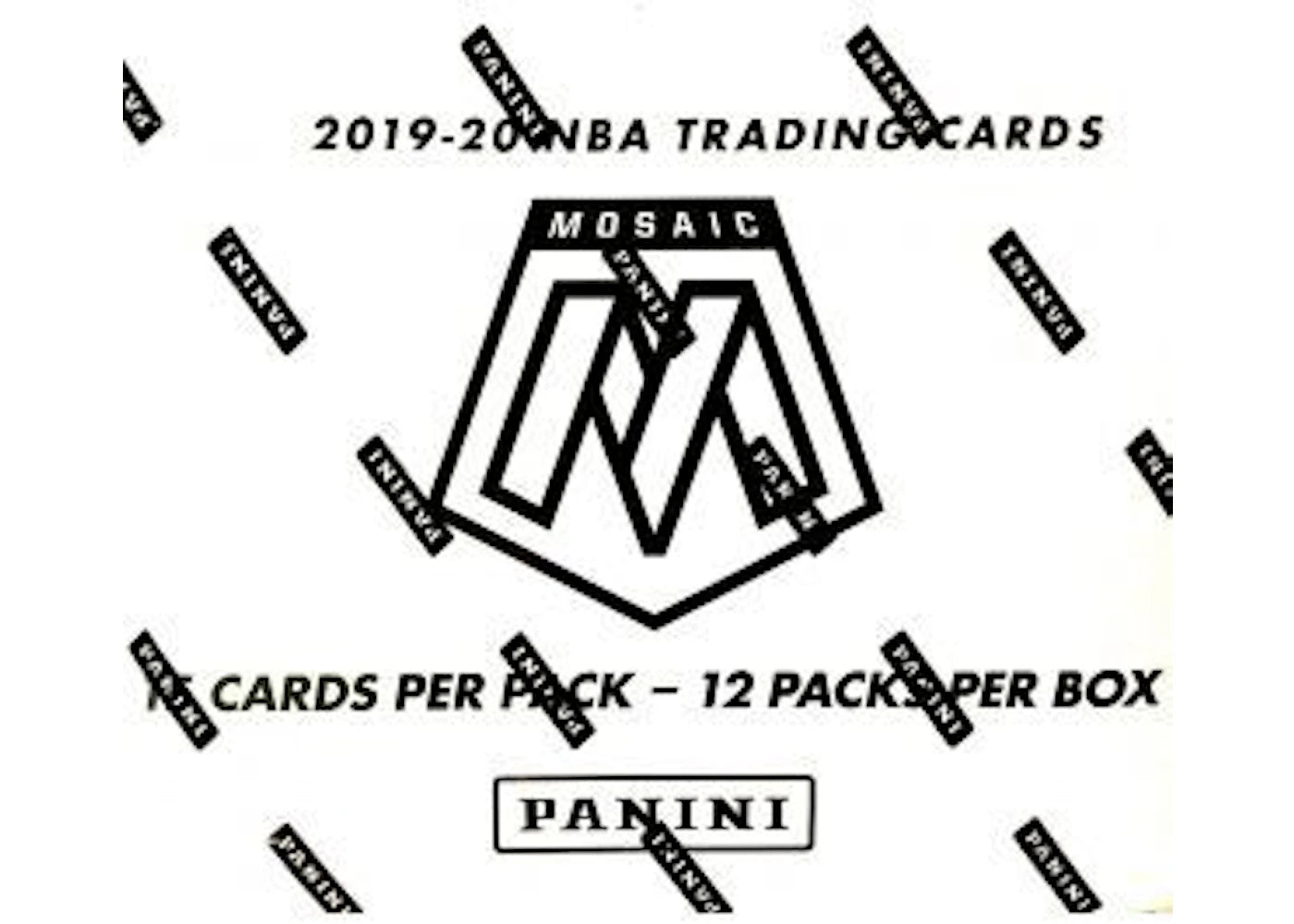 2019-20 Panini Mosaic Basketball Cello Box