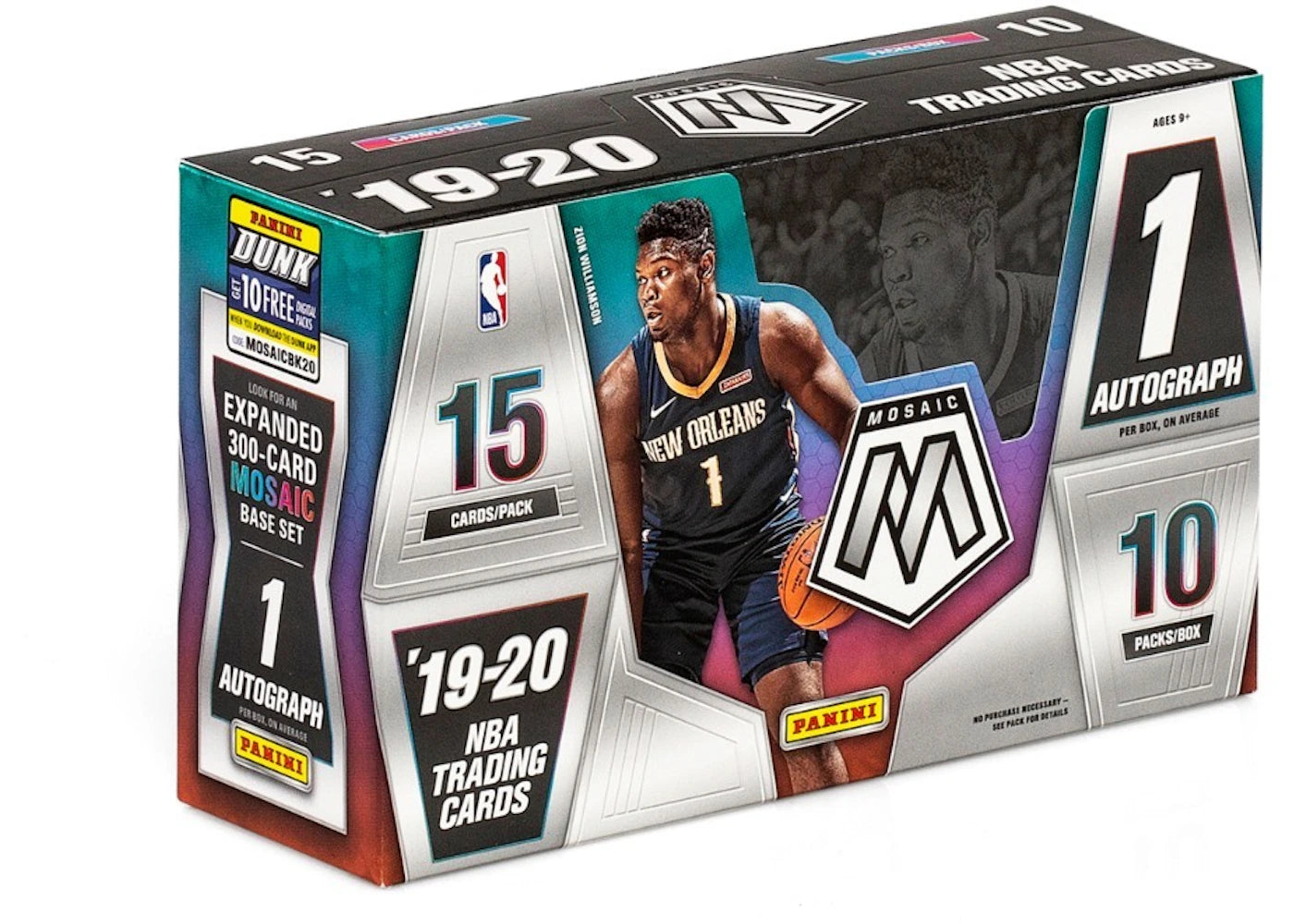 2019-20 Panini Mosaic Basketball Hobby Box