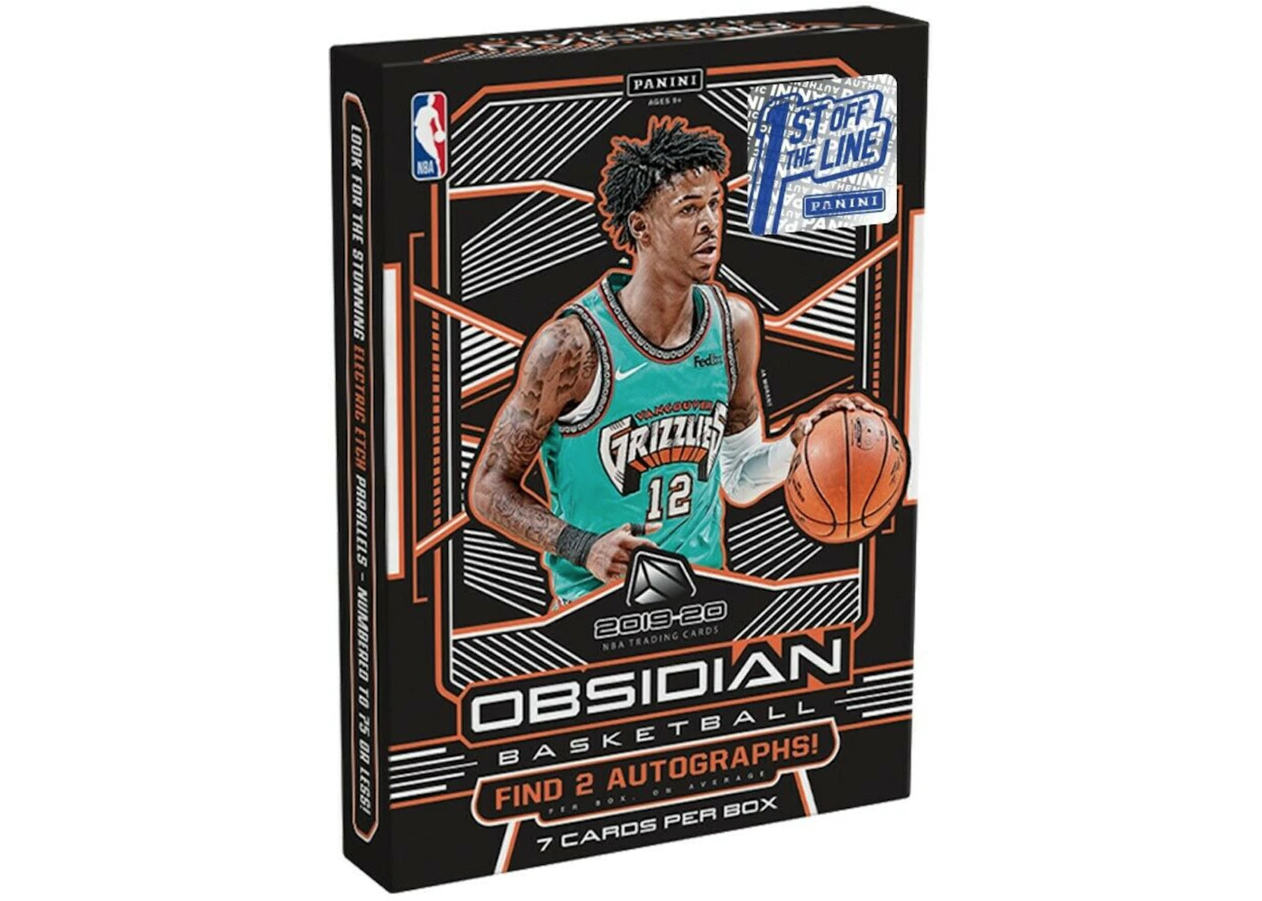 2019-20 Panini Obsidian Basketball 1st Off The Line Box