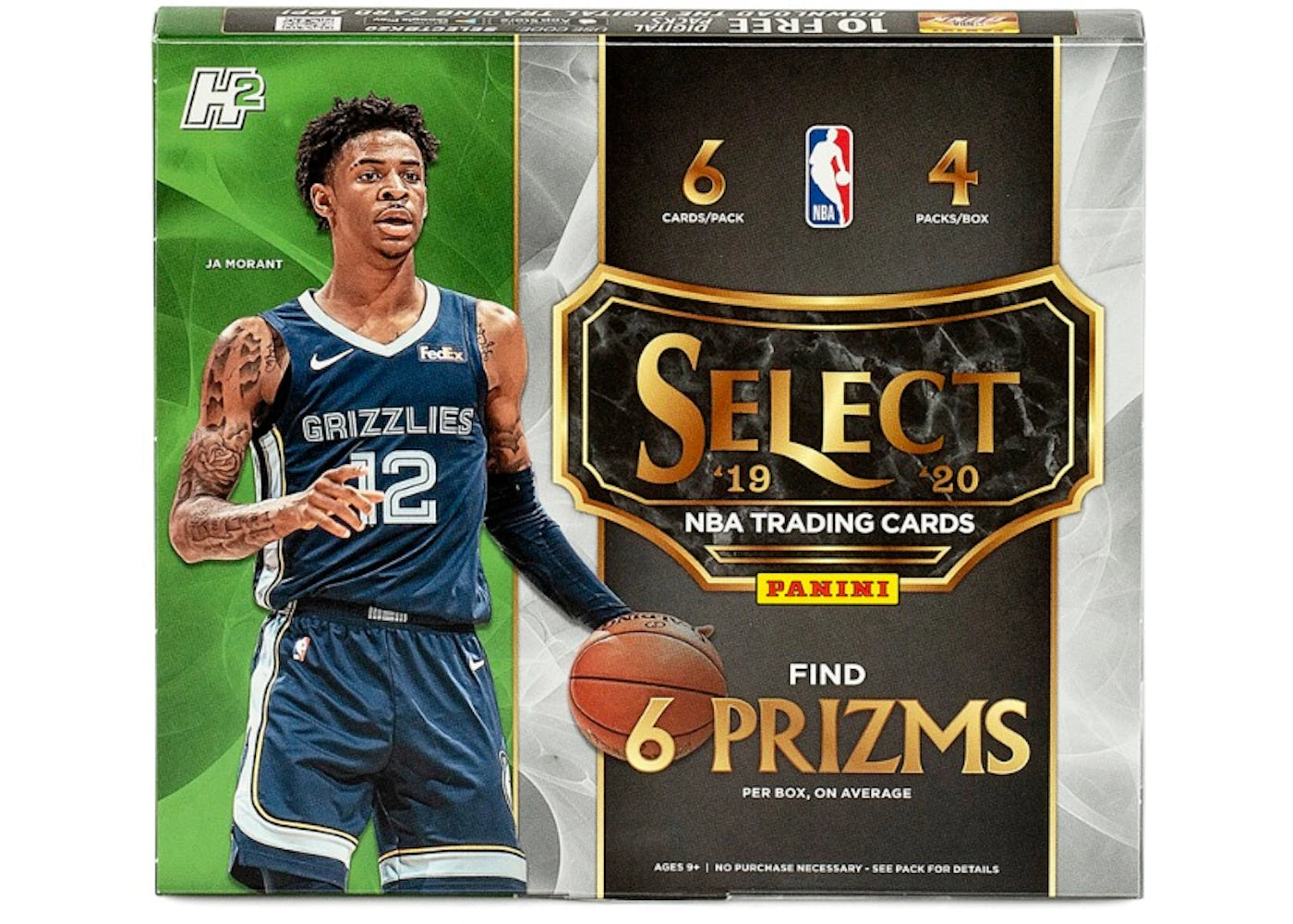 2019-20 Panini Select Basketball Hobby Hybrid Box