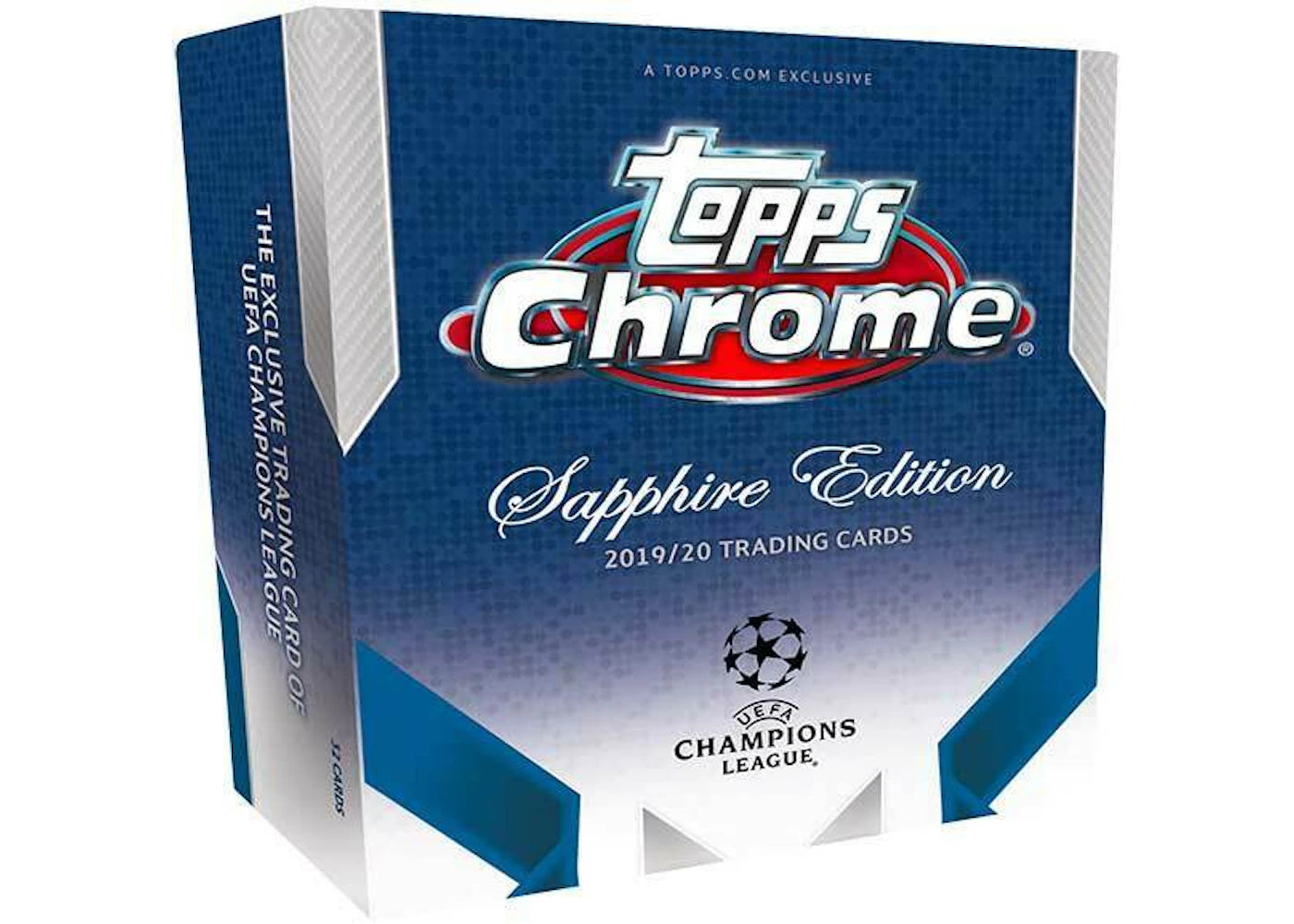 2019-20 Topps Chrome Champions League Sapphire Edition Soccer Box
