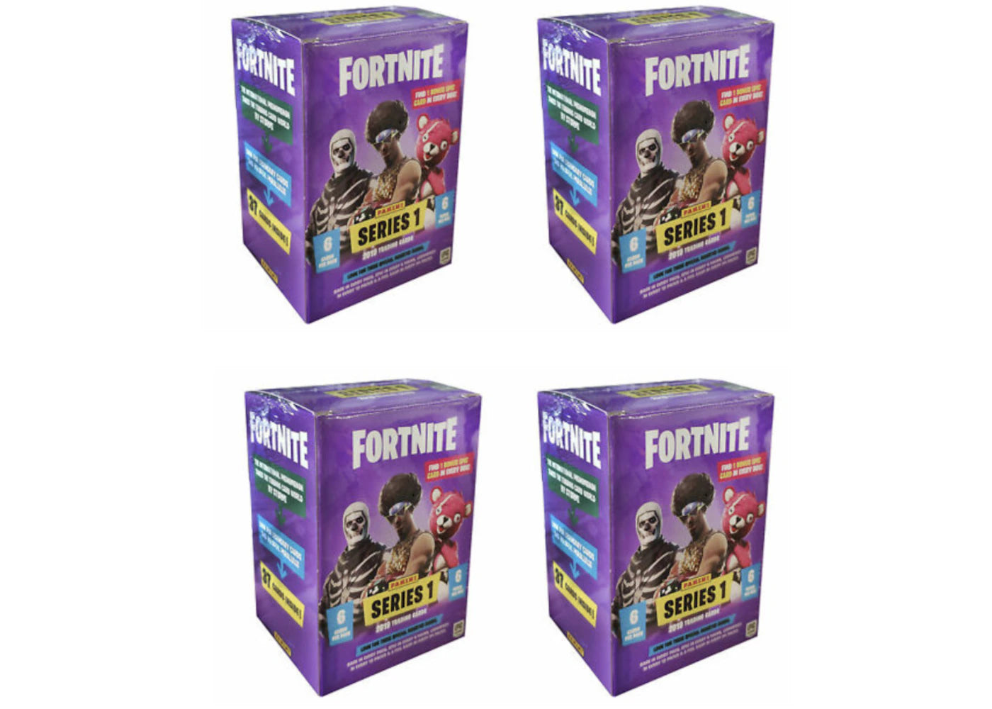 2019 Panini Fortnite Series 1 Blaster Box 4X Lot