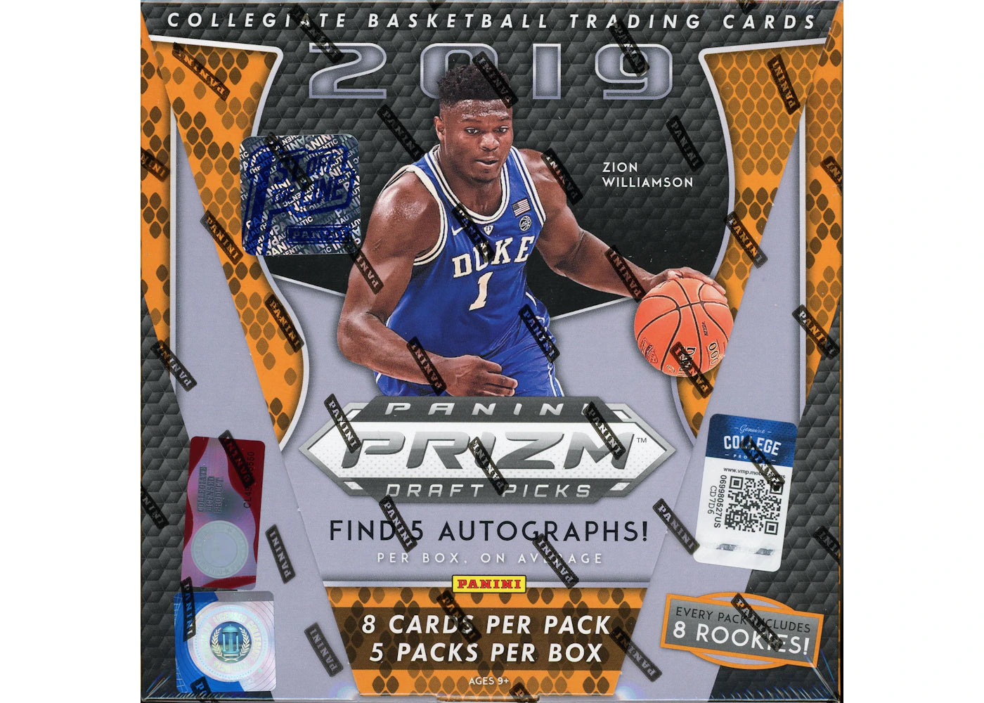 2019 Panini Prizm Draft Picks Basketball 1st Off the Line Box