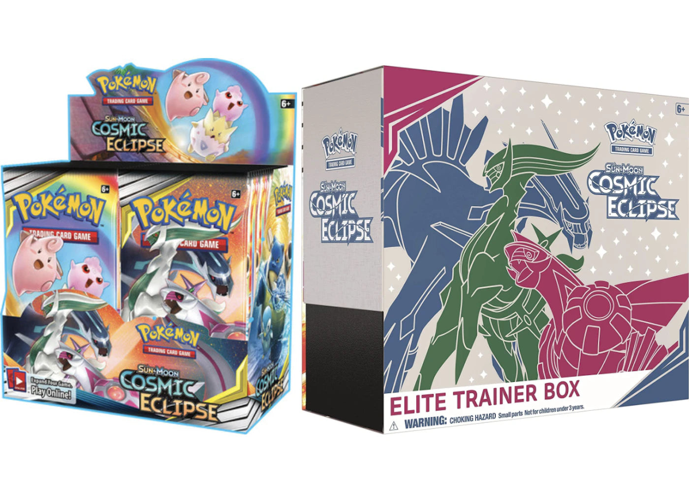 Pokémon TCG Sun & Moon Cosmic Eclipse Booster Box & Elite Trainer Box Bundle