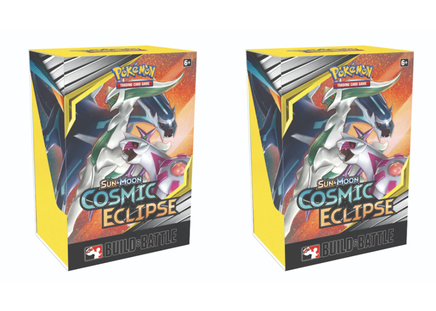Pokémon TCG Sun & Moon Cosmic Eclipse Build & Battle Box 2x Lot