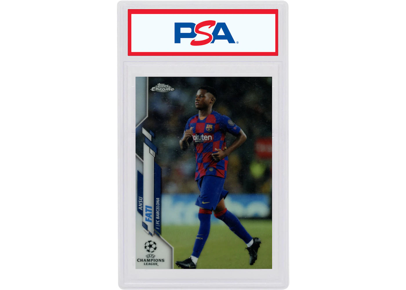 2019 Topps Chrome UEFA Champions League Rookie Refracctor #45 (PSA or BGS Graded)