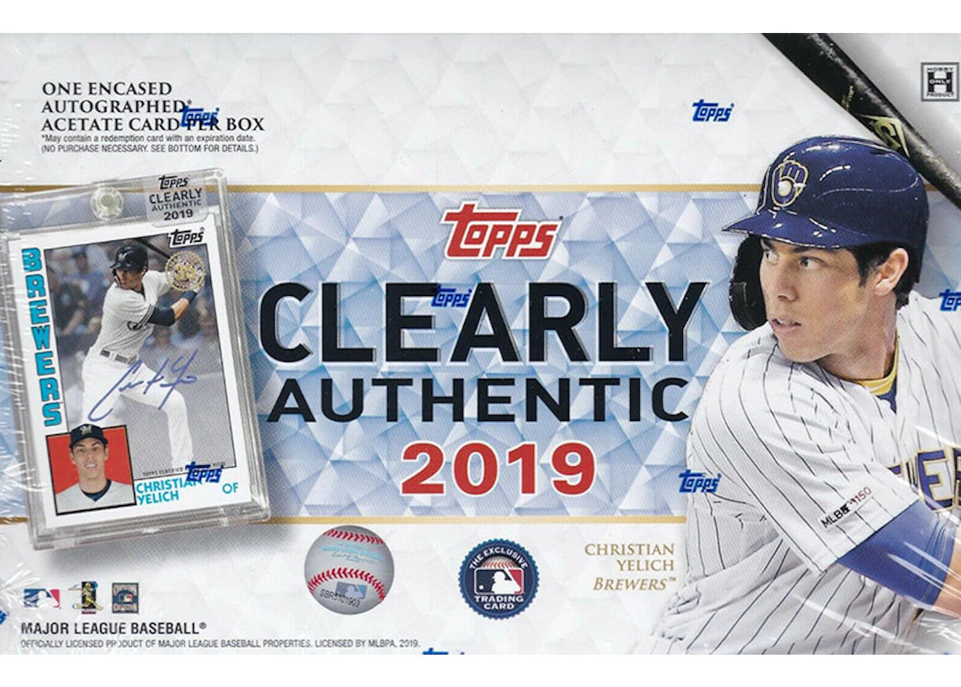 2019 Topps Clearly Authentic Baseball Hobby Box