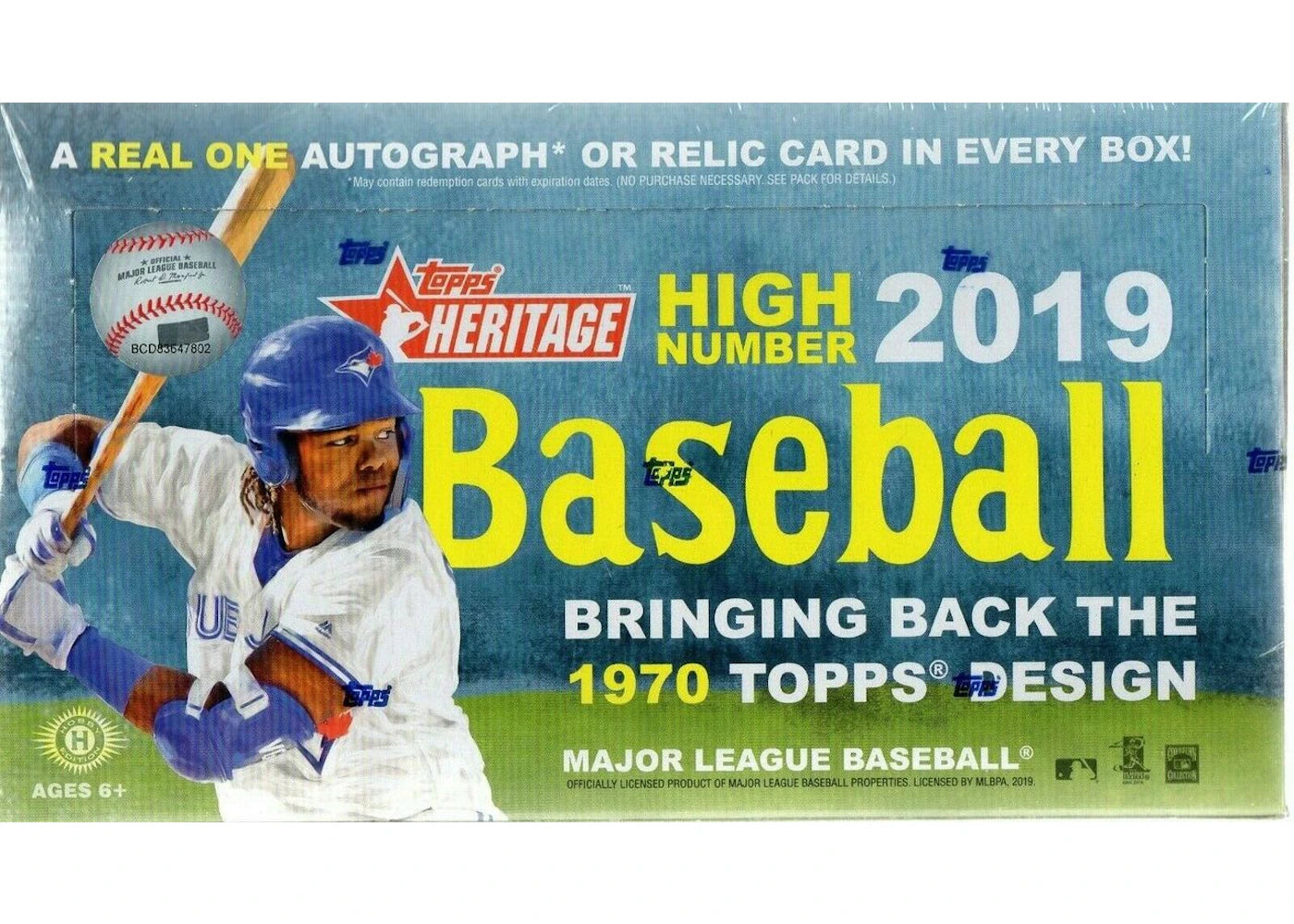 2019 Topps Heritage High Number Baseball Hobby Box