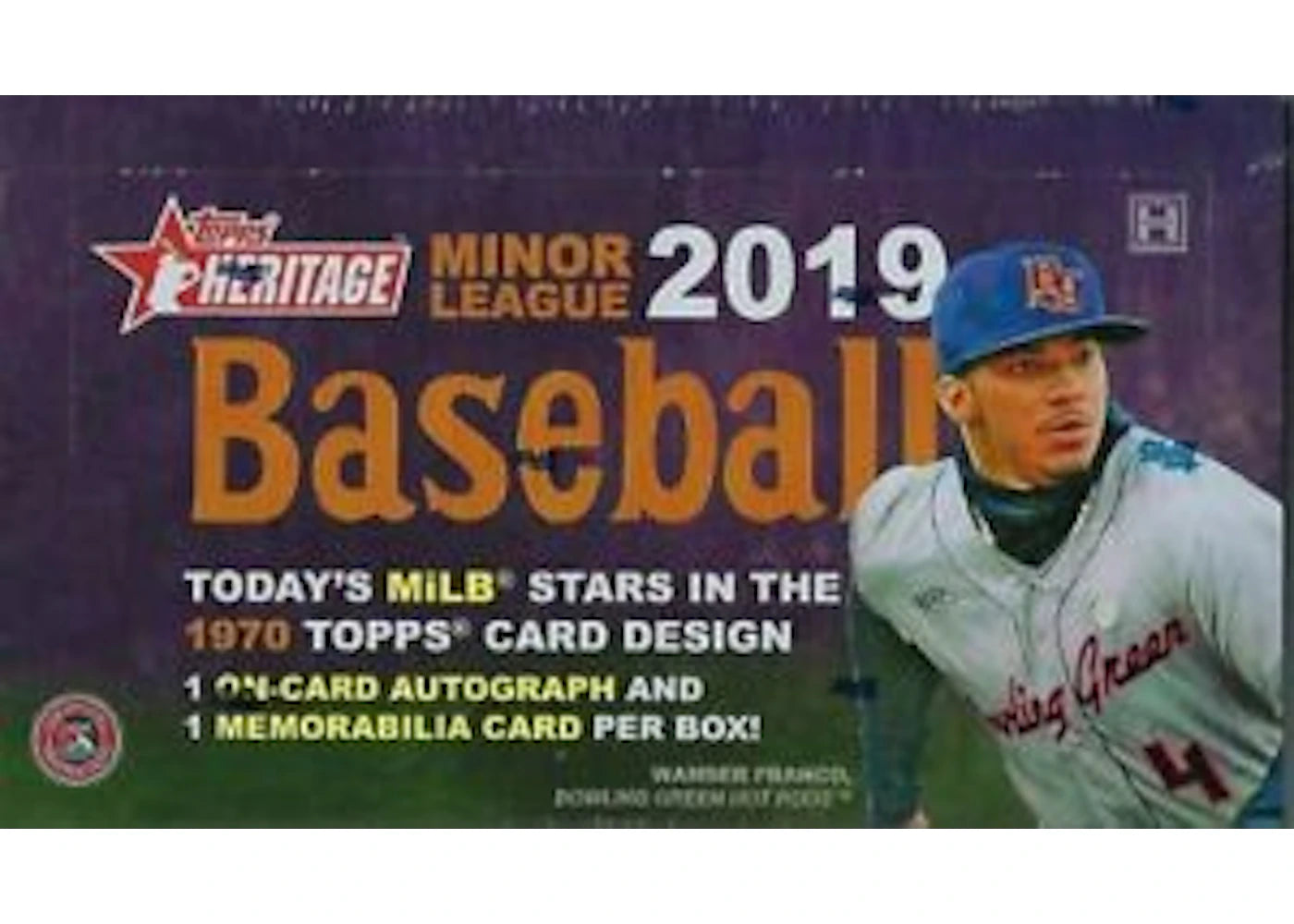 2019 Topps Heritage Minor League Baseball Hobby Box