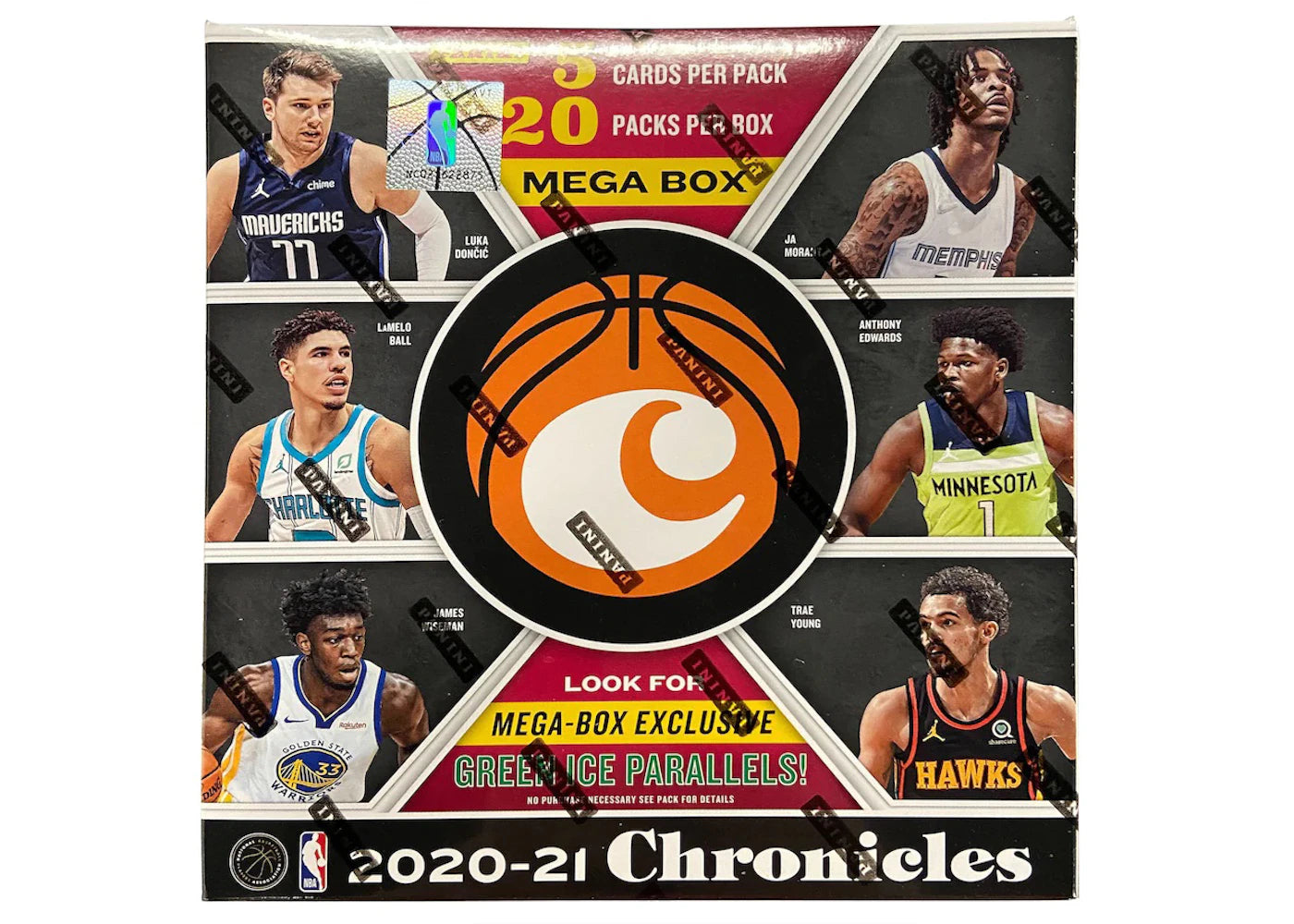 2020-21 Panini Chronicles Basketball Fanatics Exclusive Mega Box (Green Ice Parallels)