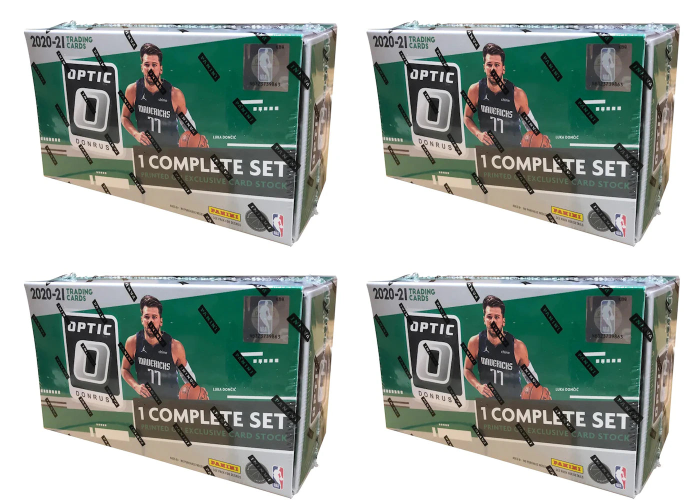 2020-21 Panini Donruss Donruss Basketball Basketball Complete Set (Fanatics Exclusive) 4x Lot