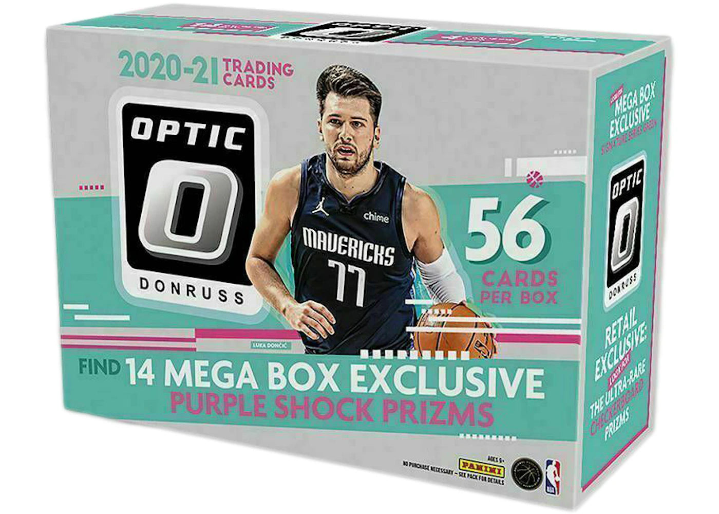 2020-21 Panini Donruss Optic Basketball Mega Box (Purple Shock Prizms)