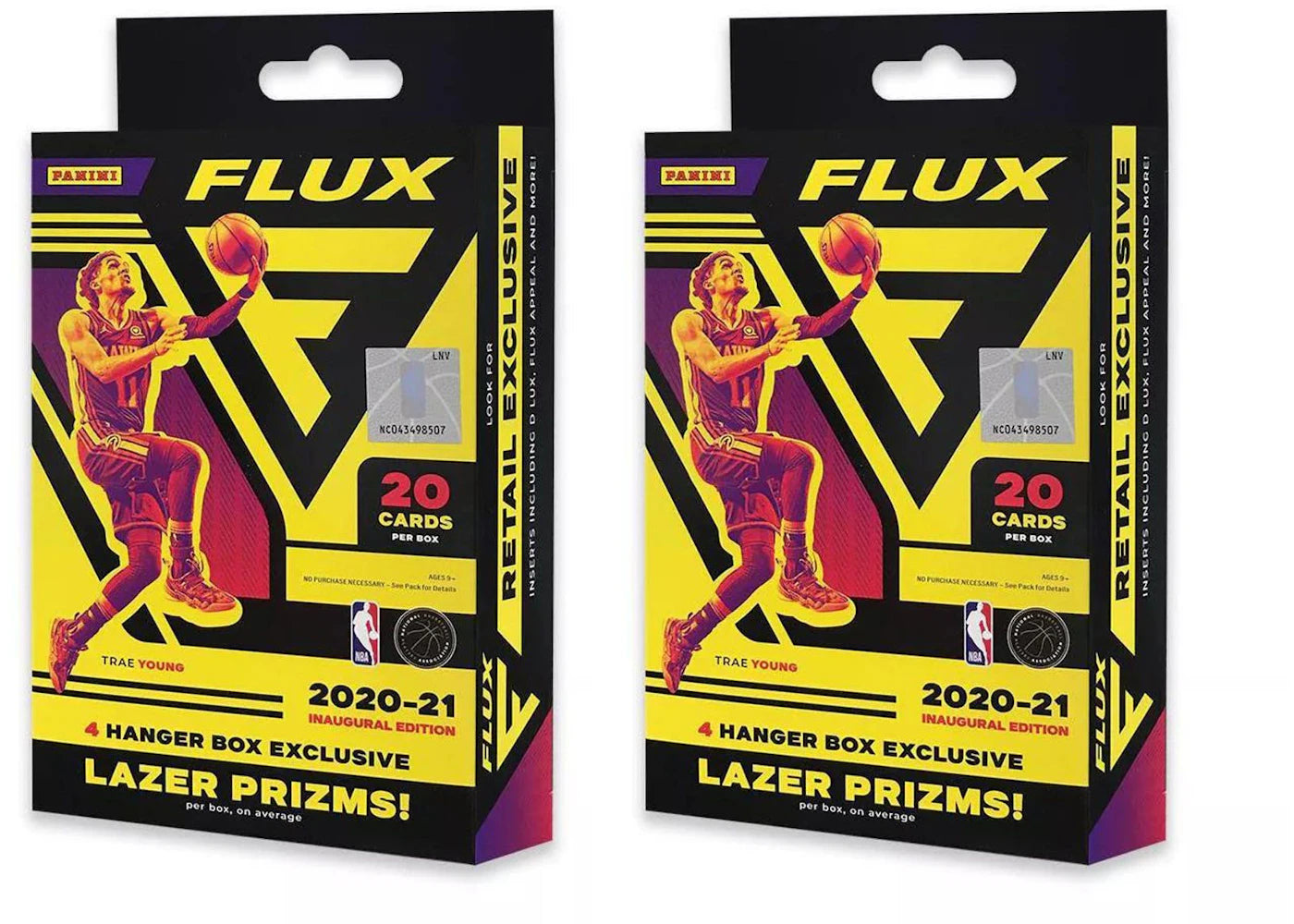 2020-21 Panini Flux Basketball Hanger Box 2x Lot
