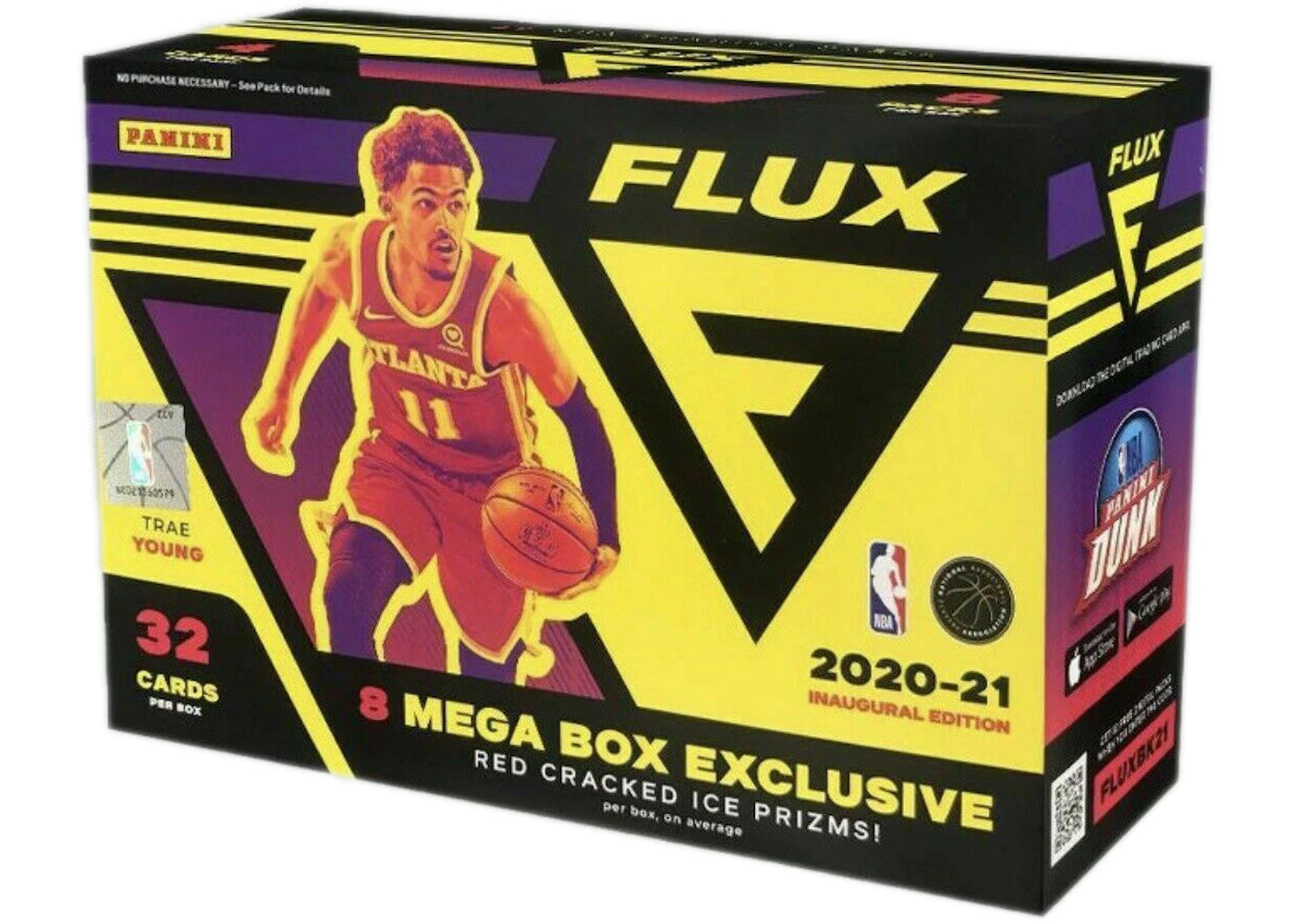 2020-21 Panini Flux Basketball Mega Box (Red Cracked Ice)