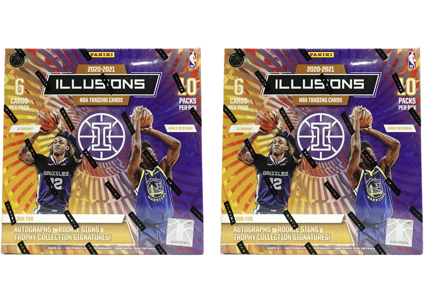 2020-21 Panini Illusions Basketball Mega Box (Walmart) 2x Lot