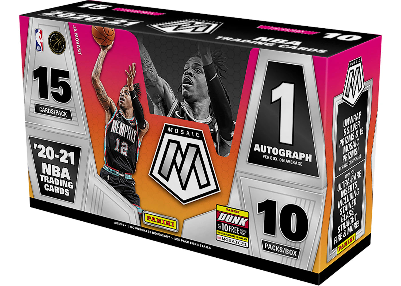 2020-21 Panini Mosaic Basketball Hobby Box