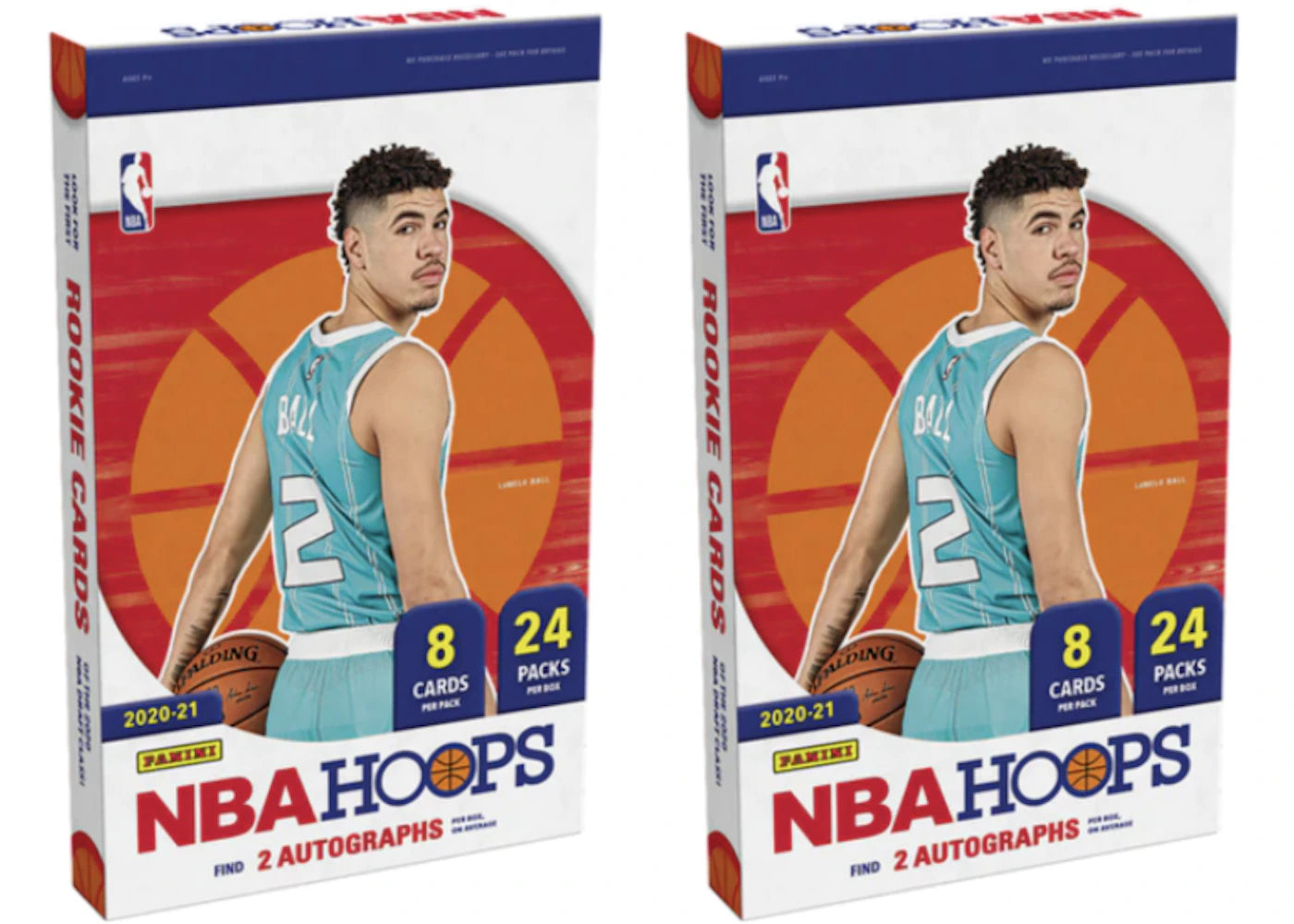 2020-21 Panini NBA Hoops Hobby Box 2x Lot