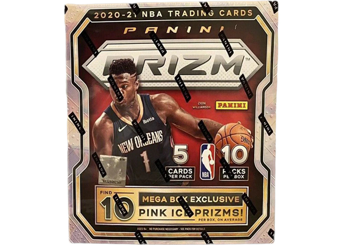 2020-21 Panini Prizm Basketball Mega Box (Pink Ice Prizms)