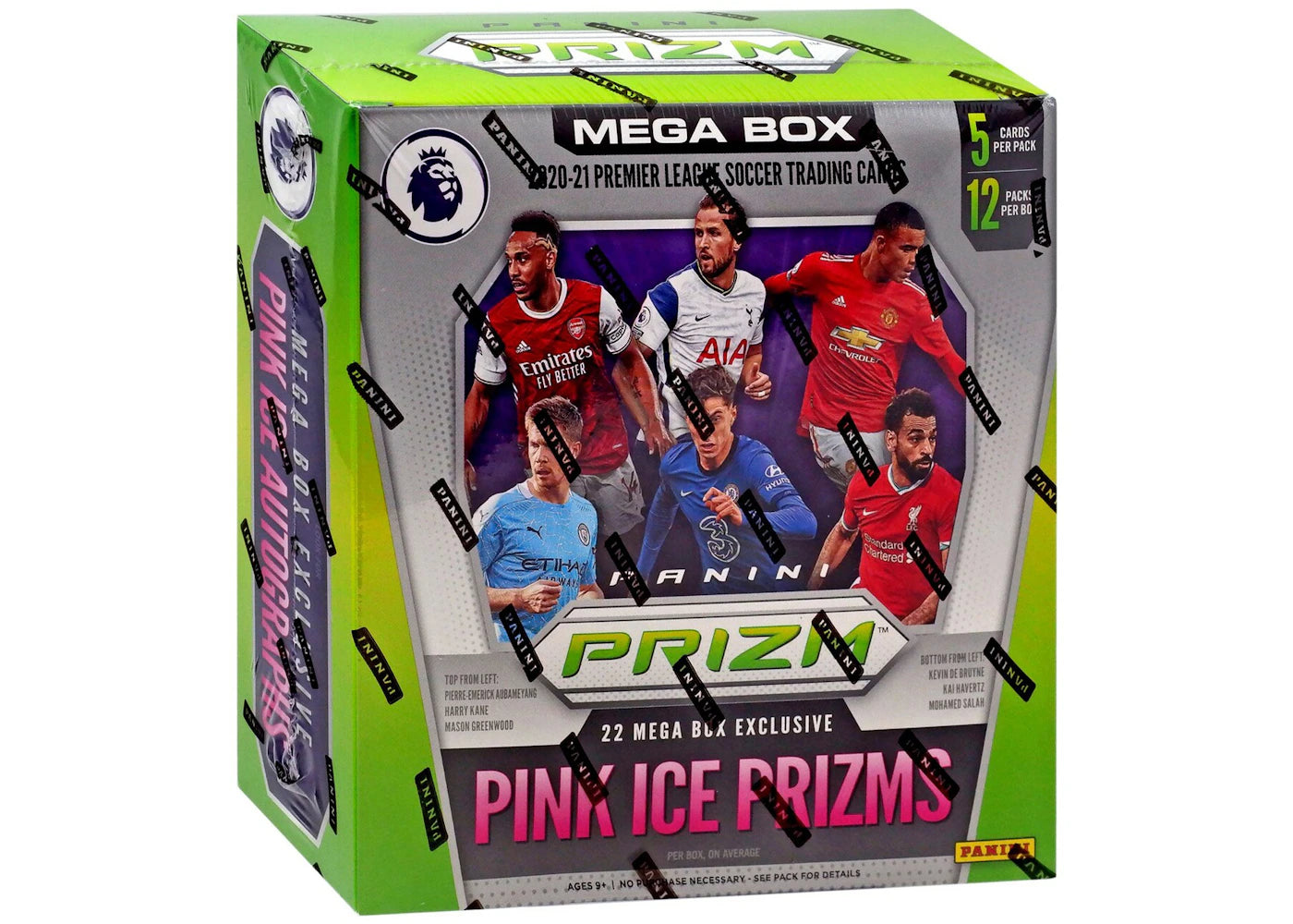 2020-21 Panini Prizm Premier League Soccer Mega Box (Pink Ice Prizms)