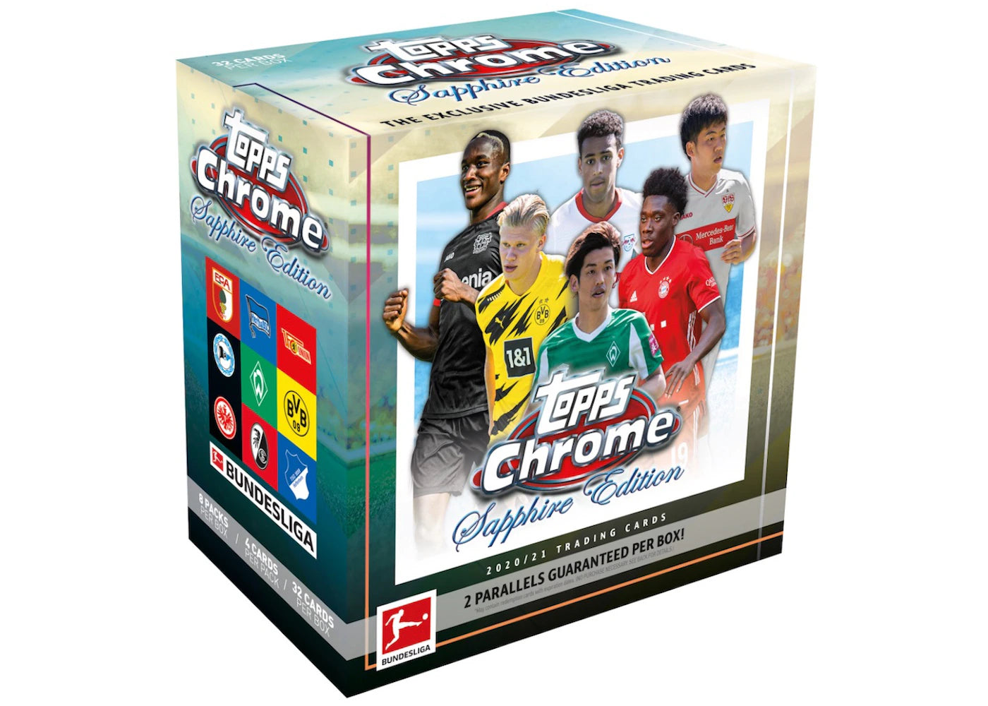 2020-21 Topps Chrome Bundesliga Soccer Sapphire Edition Box