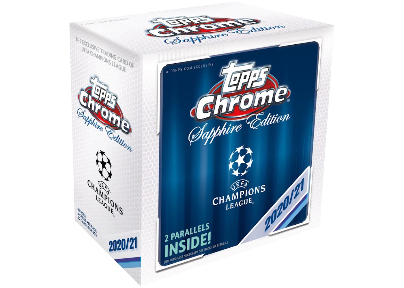 2020-21 Topps Chrome UEFA Champions League Sapphire Edition Soccer Box