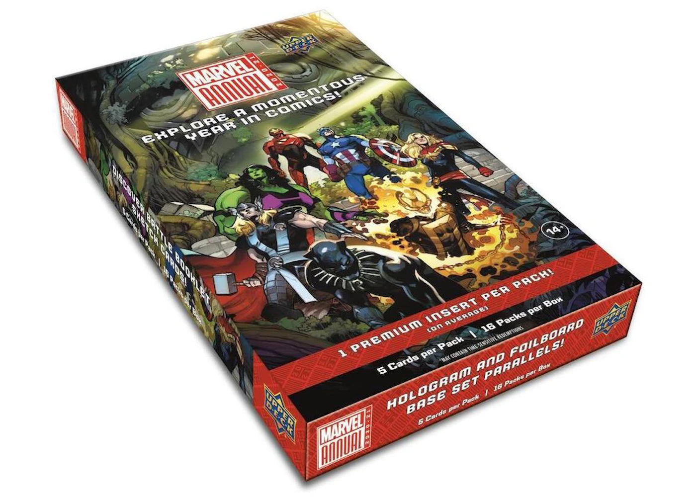 2020-21 Upper Deck Marvel Annual Trading Card Hobby Box