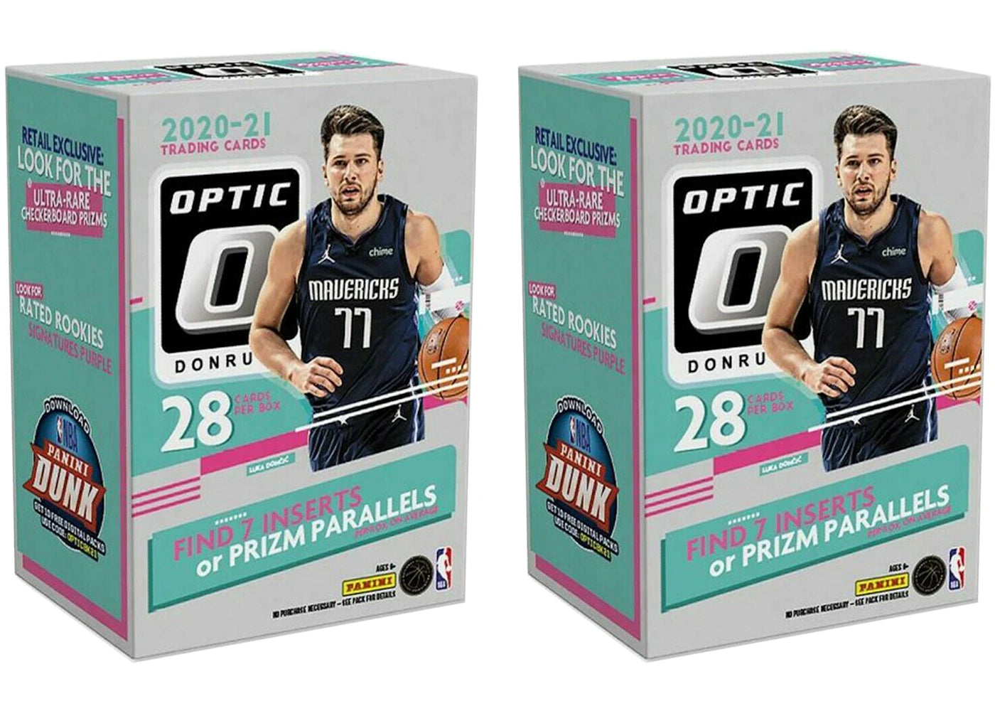 2020-21 Panini Donruss Optic Basketball Blaster Box 2x Lot