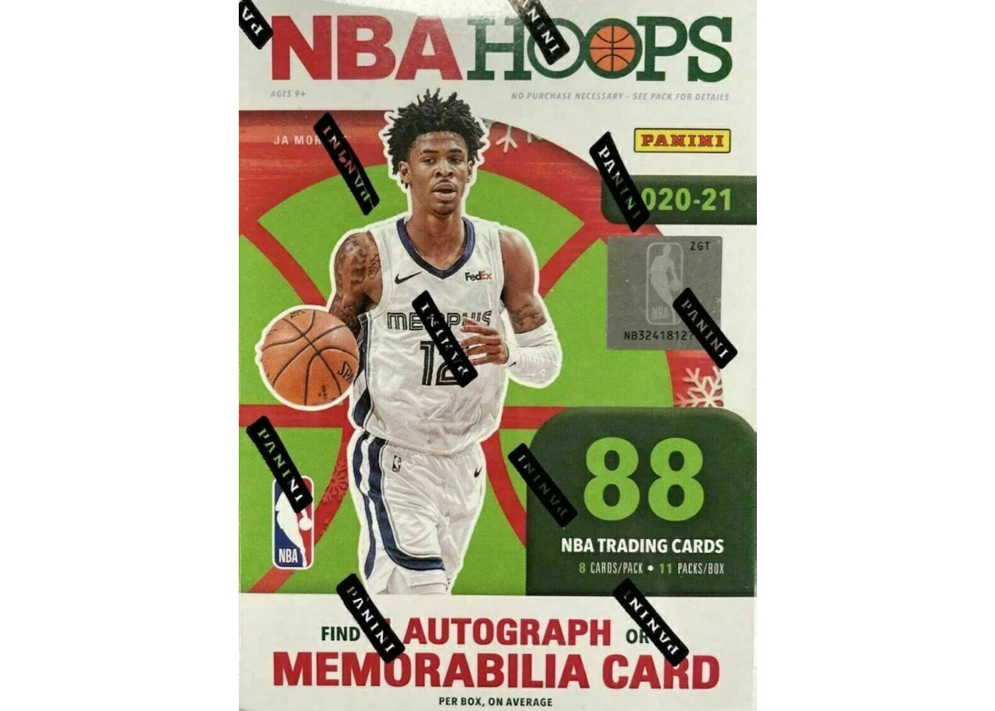 2020-21 Panini Hoops Basketball Winter Blaster Box