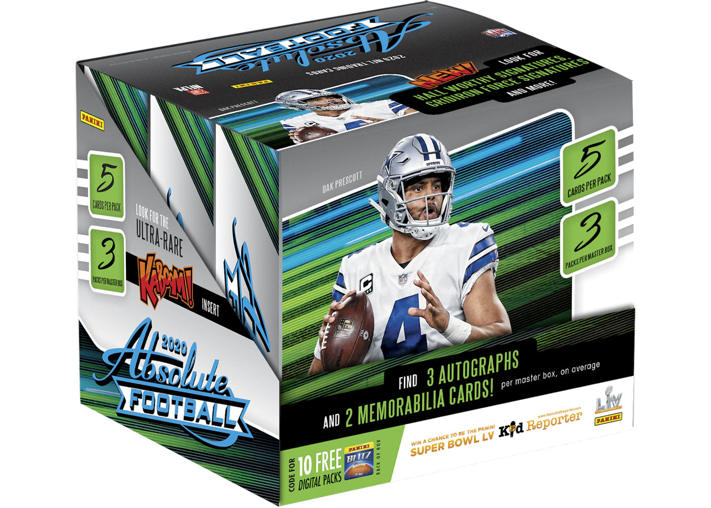 2020 Panini Absolute Football Hobby Box