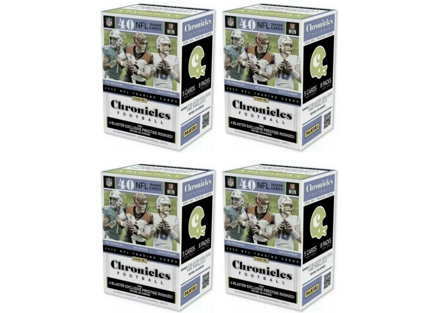 2020 Panini Chronicles Football Blaster Box 4x Lot