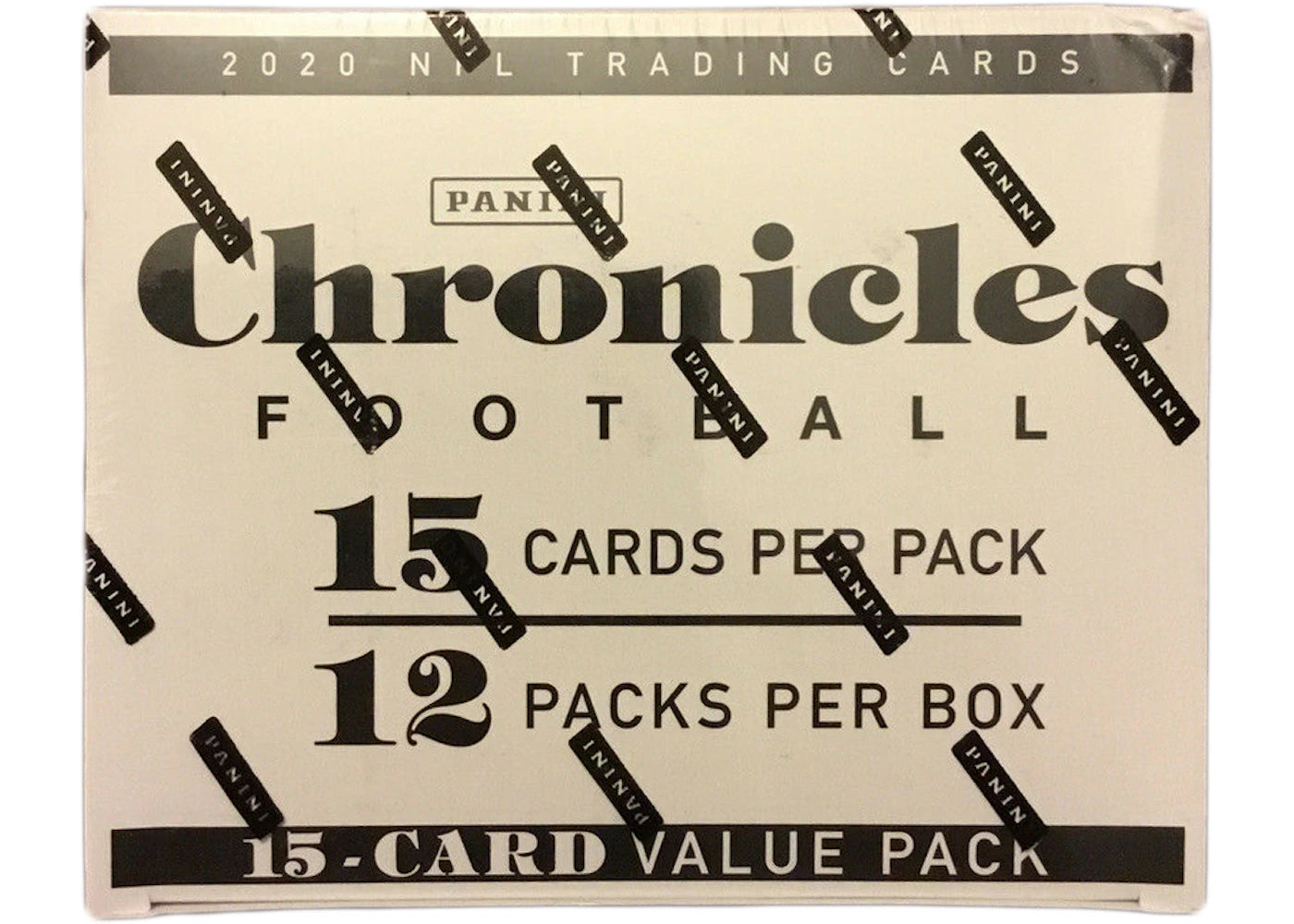 2020 Panini Chronicles Football Factory Sealed Cello Fat Pack Box