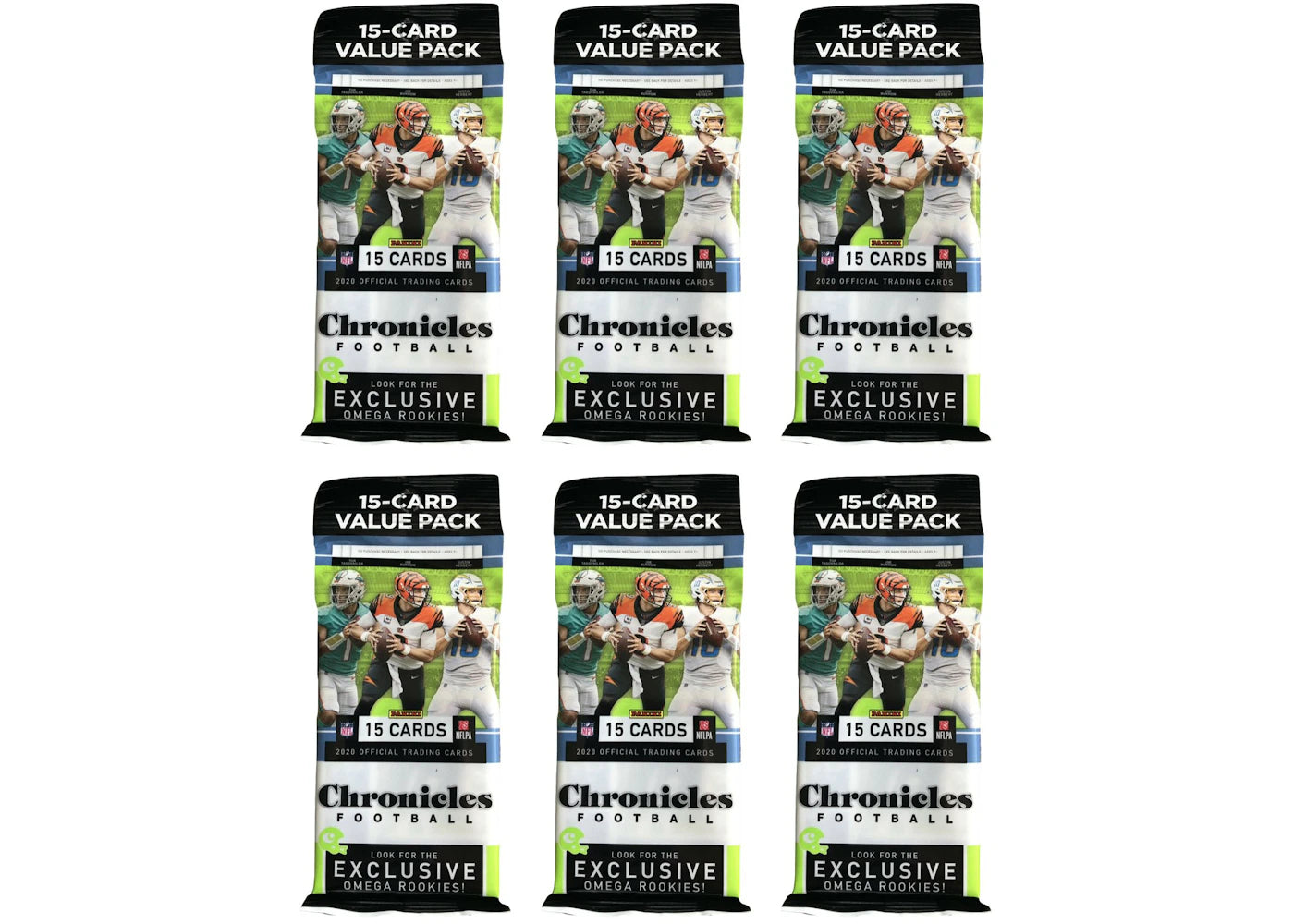 2020 Panini Chronicles Football Fat Pack 6x Lot
