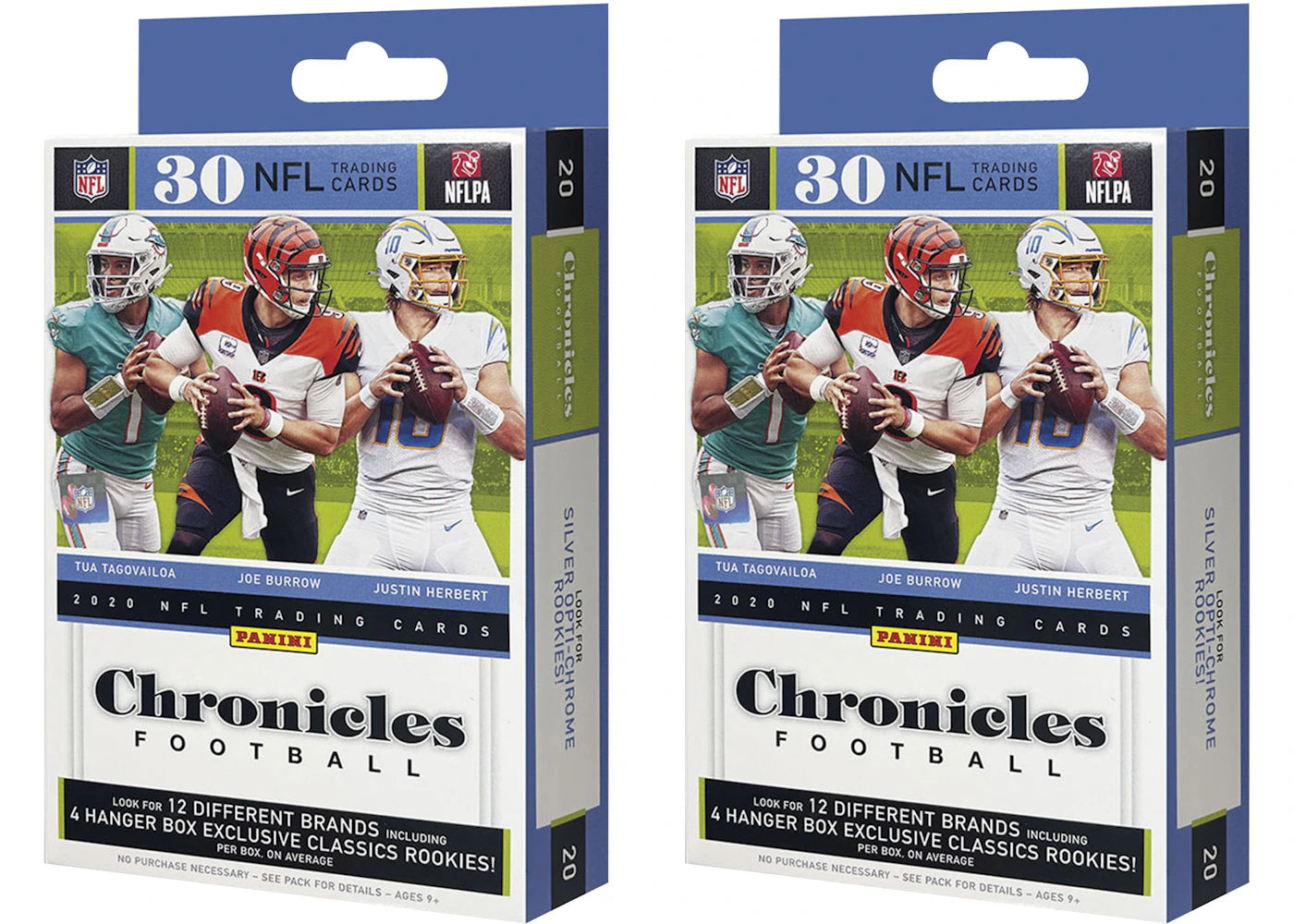2020 Panini Chronicles Football Hanger Box 2x Lot