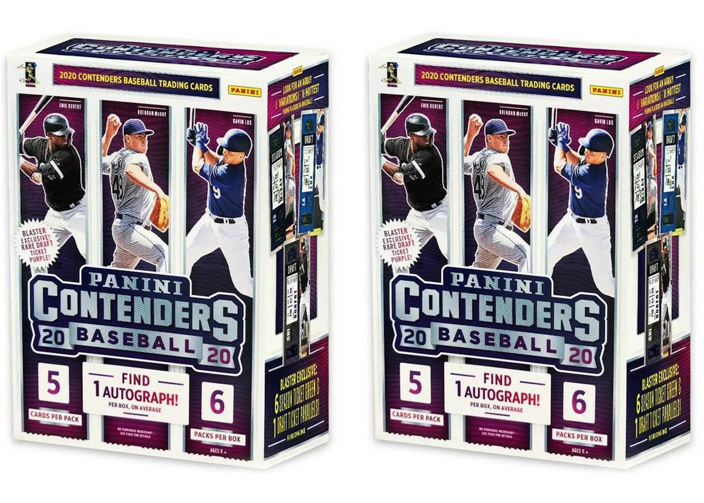 2020 Panini Contenders Baseball Blaster Box 2x Lot