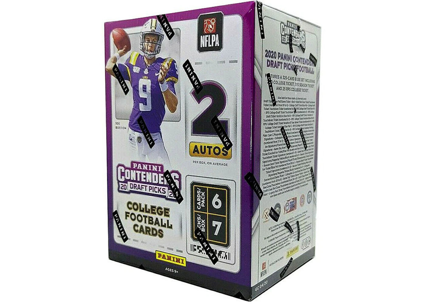 2020 Panini Contenders Draft Picks Football Blaster Box