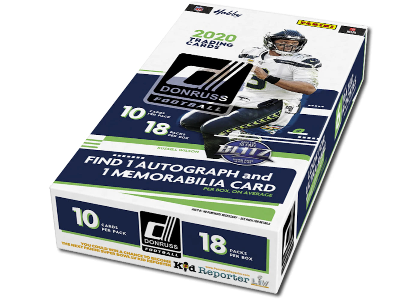 2020 Panini Donruss Football Hobby Box