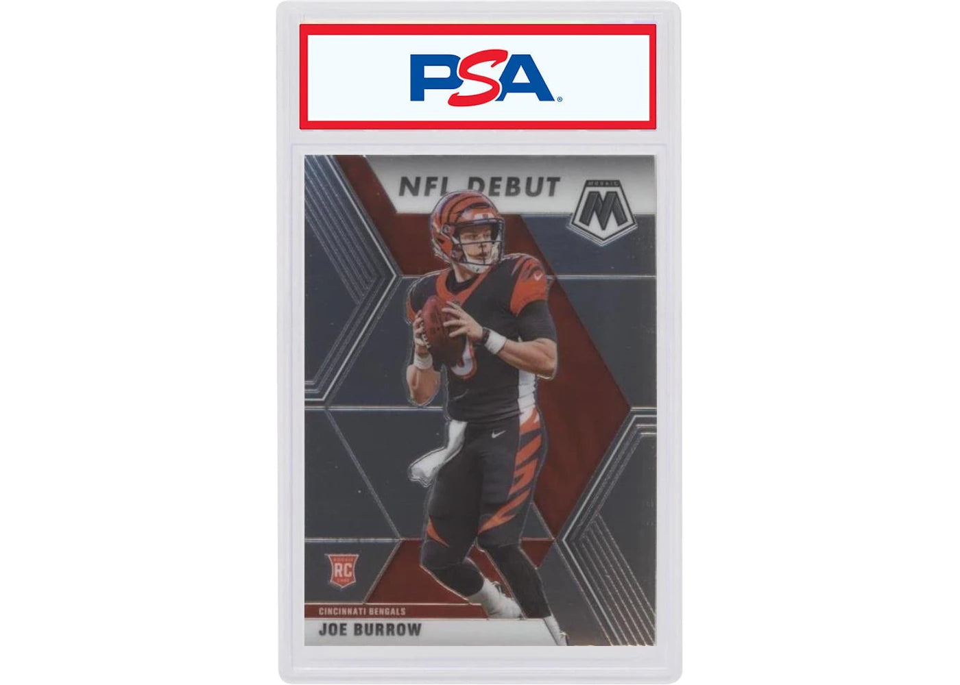 2020 Panini Mosaic 261 Joe Burrow (PSA or BGS Graded)