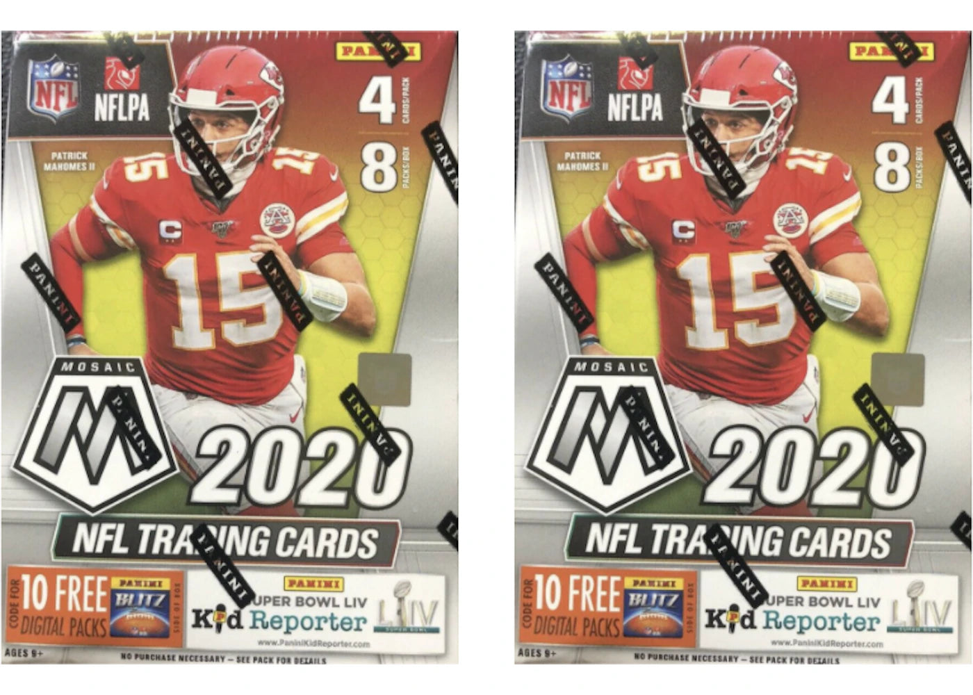 2020 Panini Mosaic Football Blaster Box 2x Lot