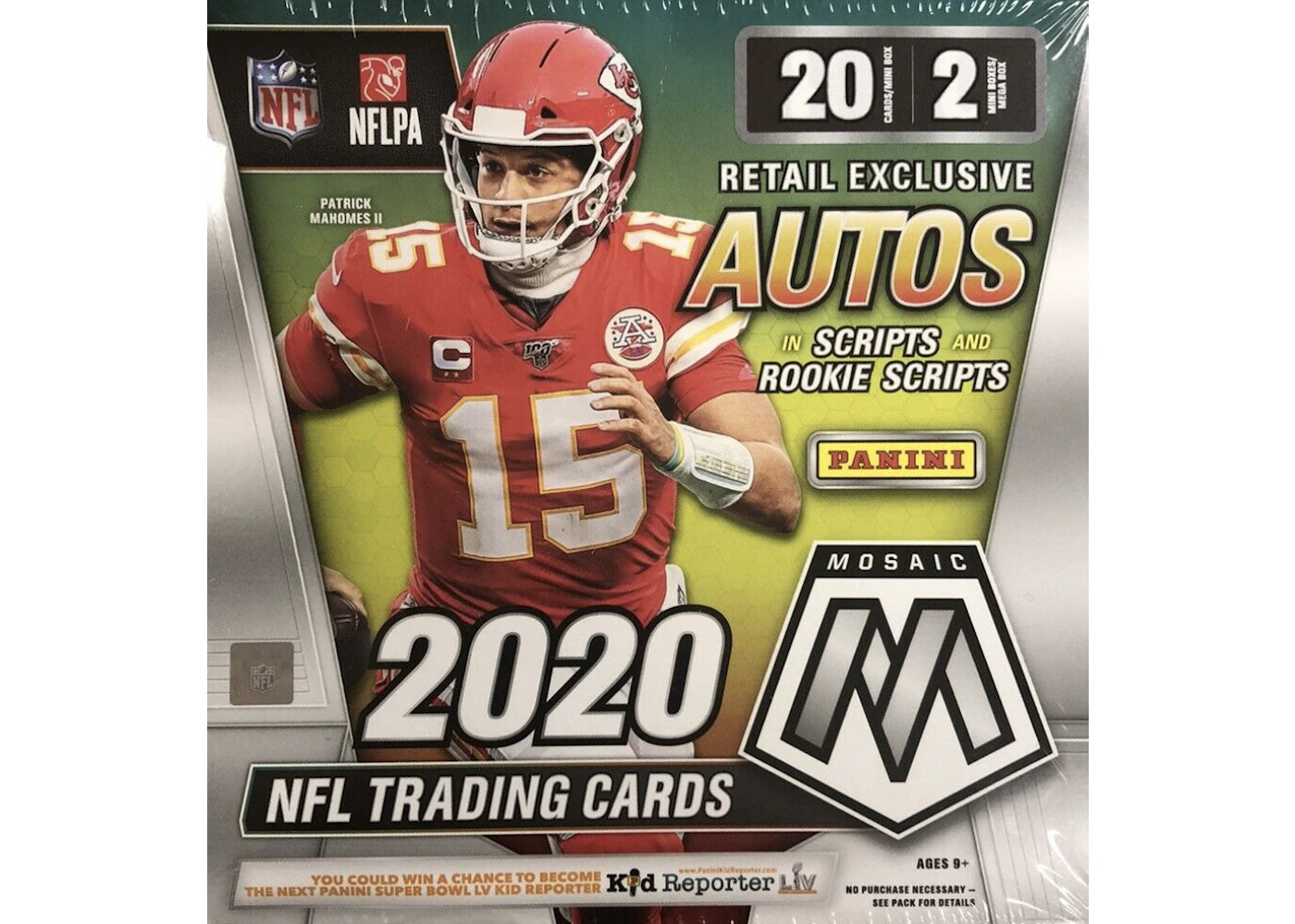 2020 Panini Mosaic Football Wal-Mart Mega Box