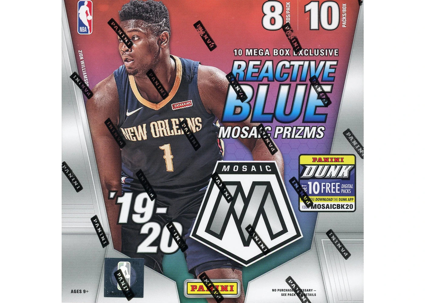 2019-20 Panini Mosaic Basketball Mega Box