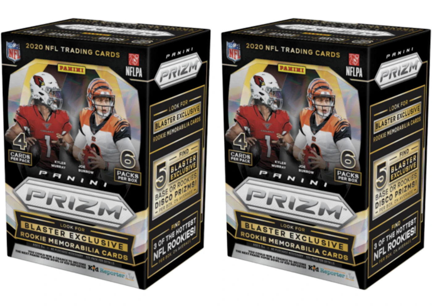 2020 Panini Prizm Football  Blaster Box Disco 2x Lot