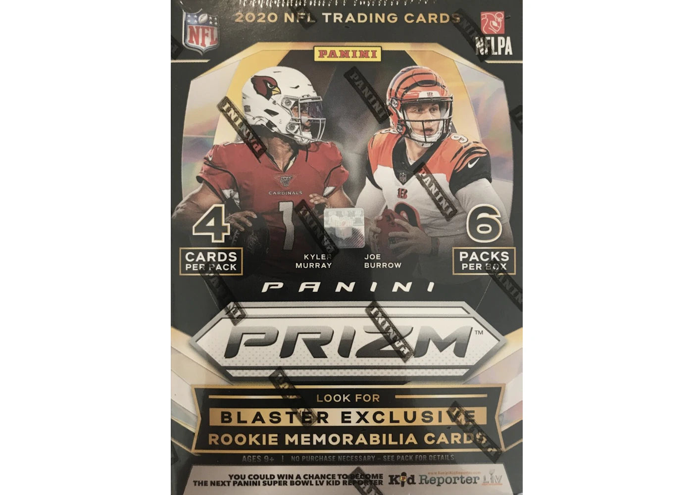 2020 Panini Prizm Football Blaster Box Lazer