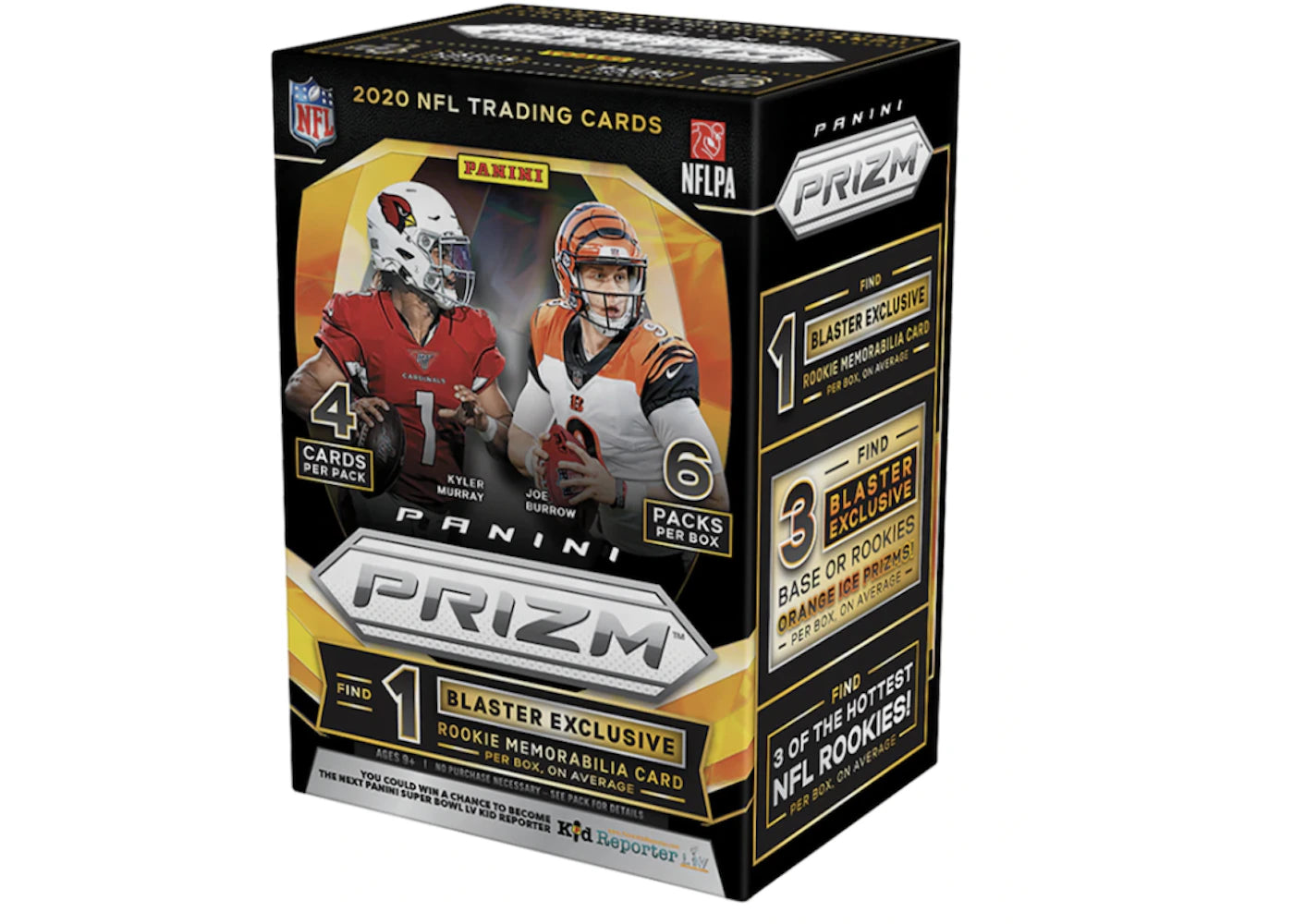 2020 Panini Prizm Football Fanatics Blaster Box Orange Ice