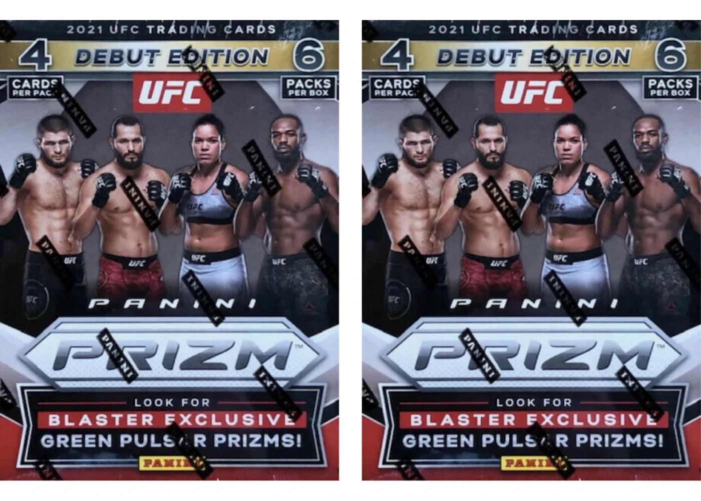 2021 Panini Prizm UFC Blaster Box 2x Lot