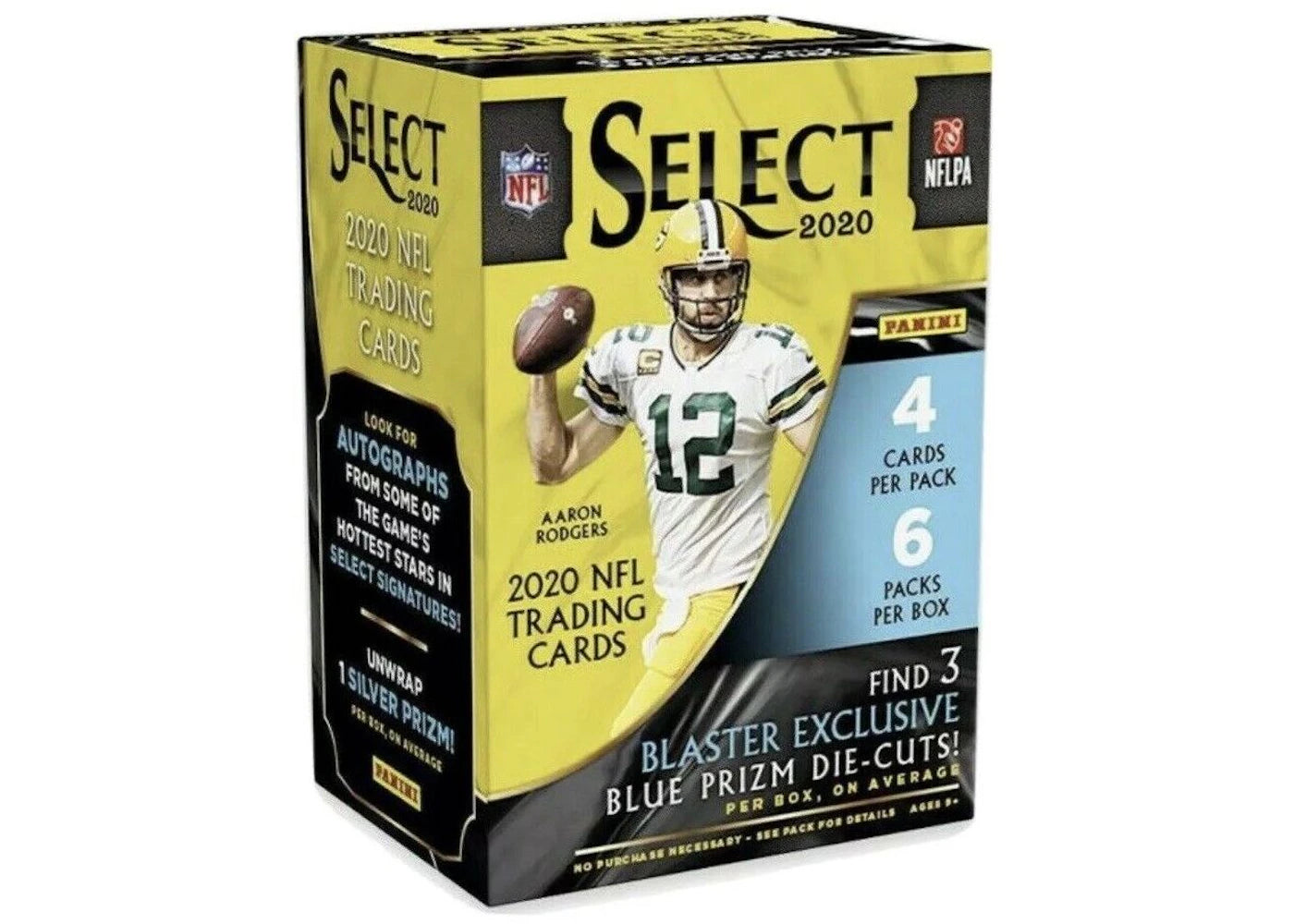 2020 Panini Select Football Blaster Box (Blue Prizm Die-Cuts)