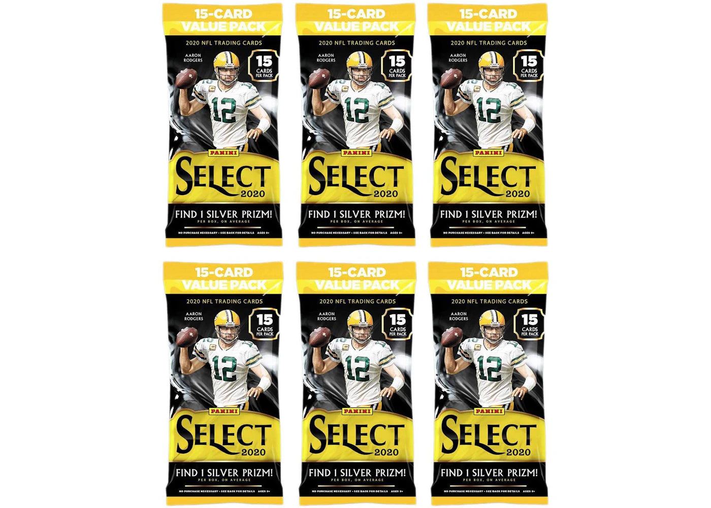 2020 Panini Select Football Fat Pack 6x lot