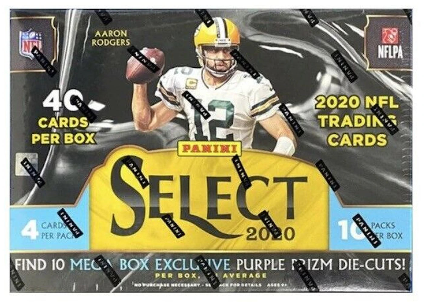 2020 Panini Select Football Mega Box (Purple Die Cuts)