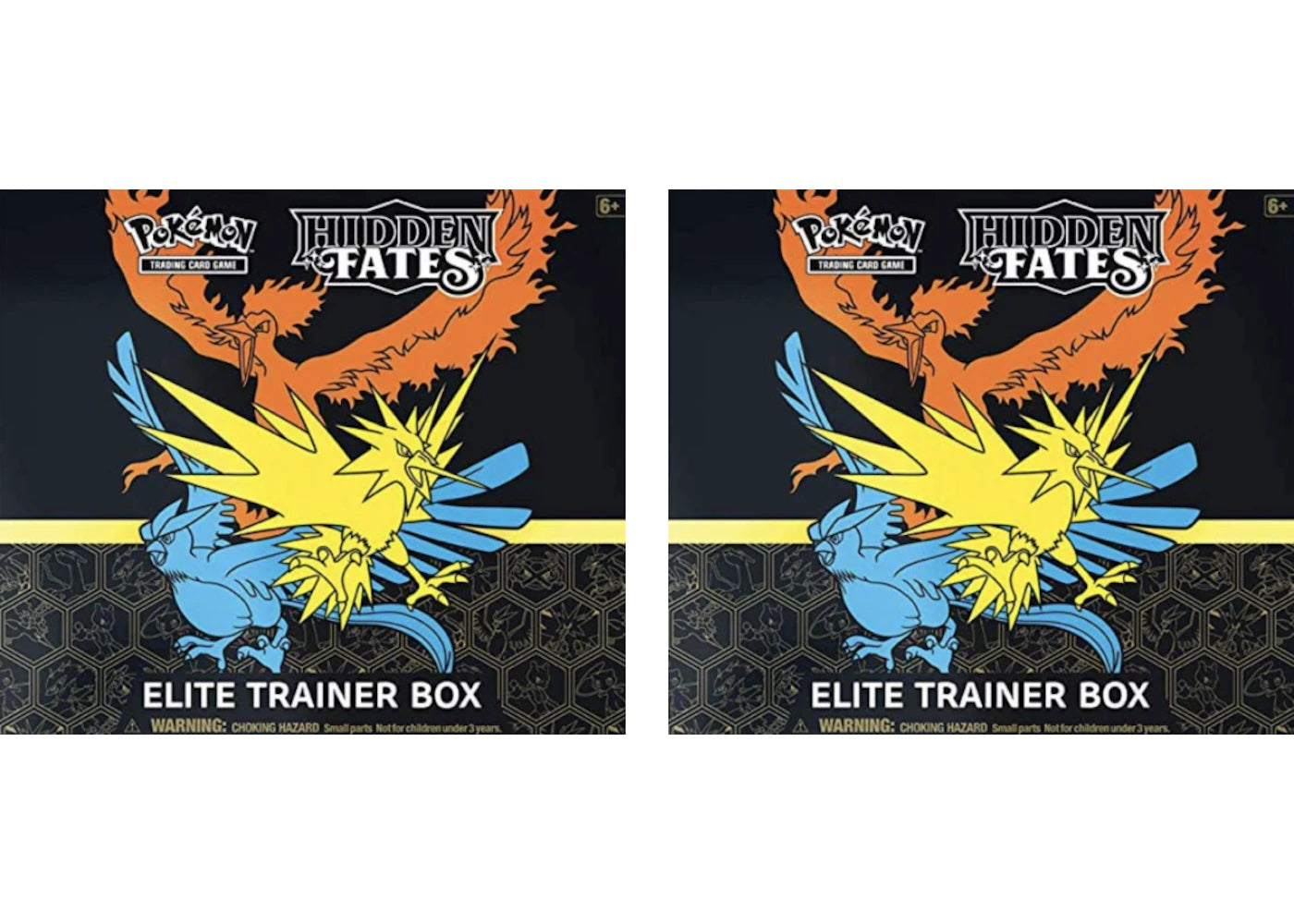 Pokémon TCG Hidden Fates Elite Trainer Box 2x Lot