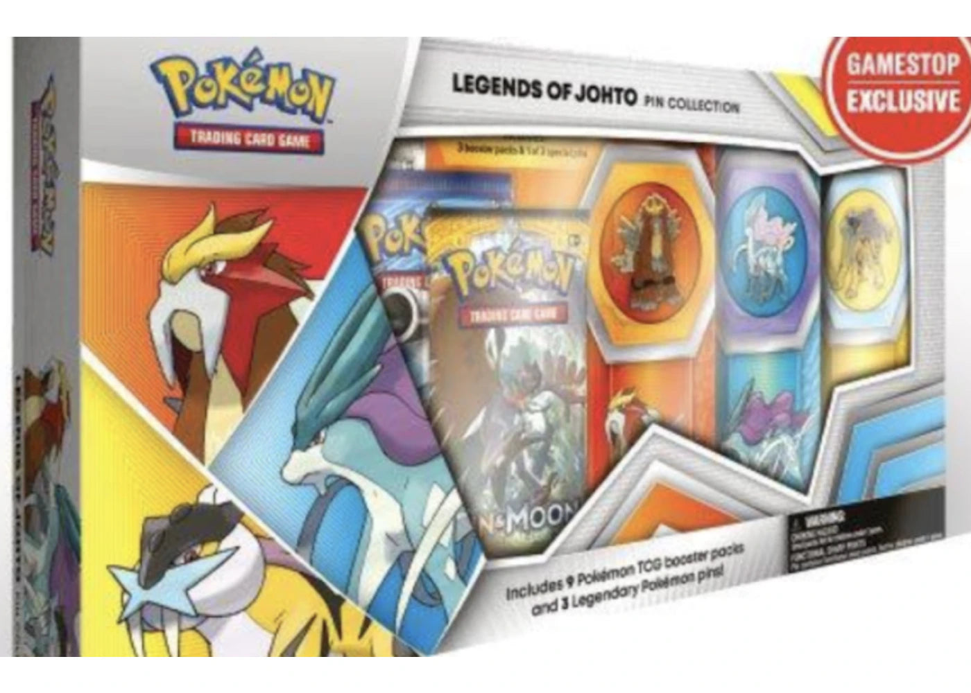 Pokémon TCG Legends of Johto Pin Collection