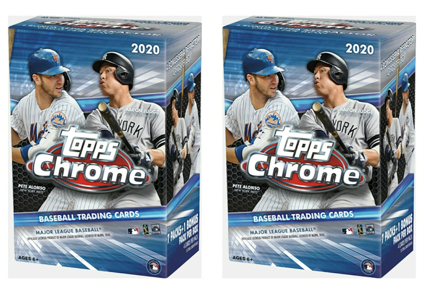 2020 Topps Chrome Baseball Blaster Box 2x Lot